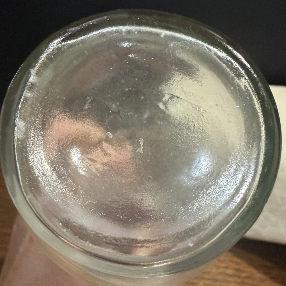 Vintage Bear Glass Bottle Flip Top‎ Lid Jar Retro Animal Kitchen Decor